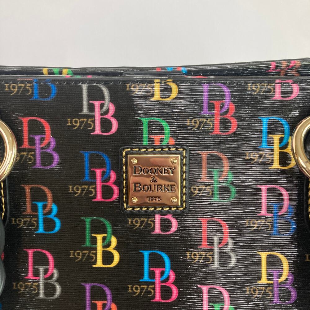 Dooney & Bourke Multi Color Monogram Db75 Nelly T… - image 3